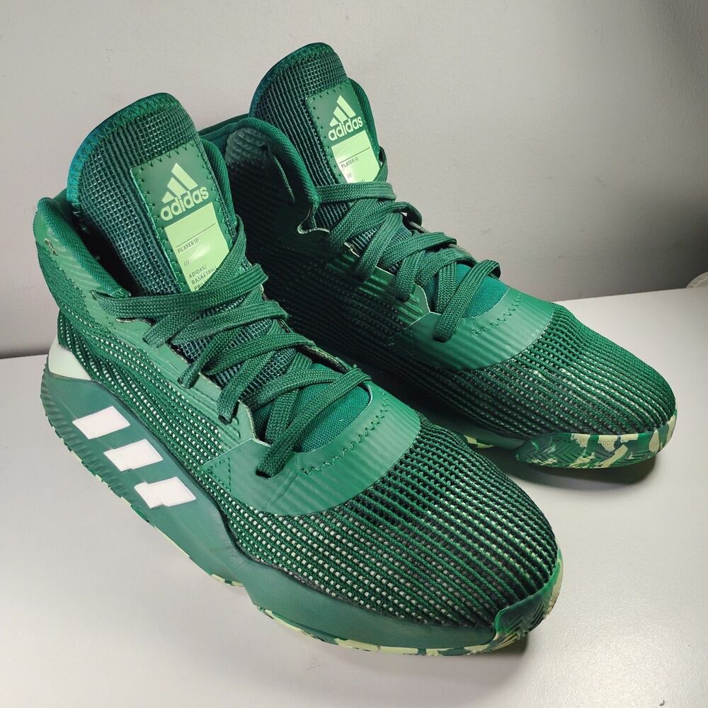 Adidas Pro Bounce 2019 Mens US 9 Dark Green Basketball Shoes Performance Sports
